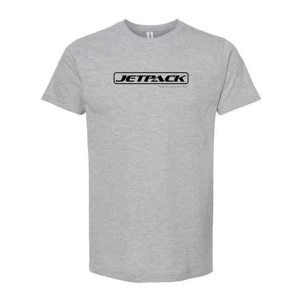 JetPack T-Shirt Heather Grey (JetPack Logo Black)