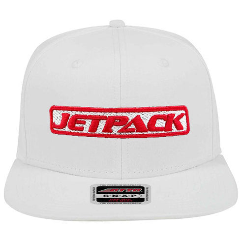 JetPack Snapback White (JetPack Logo Red)