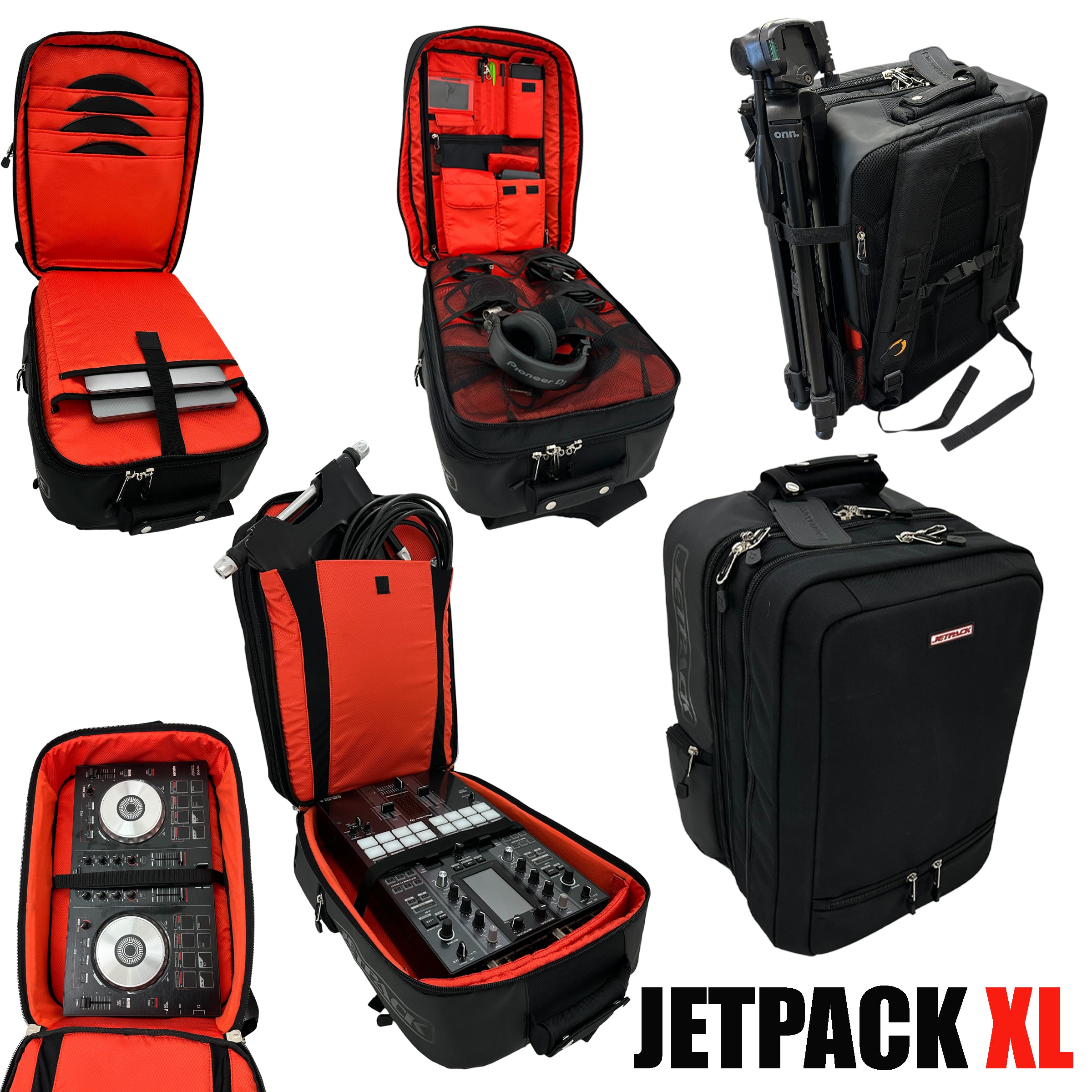 JetPack Bags XL Extra Large DJ Backpack for Controllers or Mixers