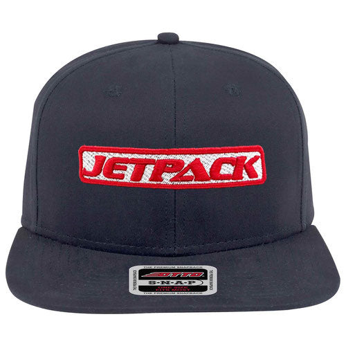 JetPack Snapback Navy Blue (JetPack logo Red and White) – JetPack Bags